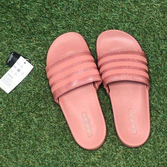 adilette raw pink